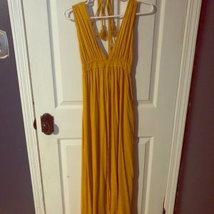 Astar Gold Maxi-dress